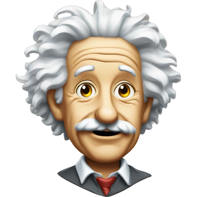 zesty einstein scraping for dimes emoji