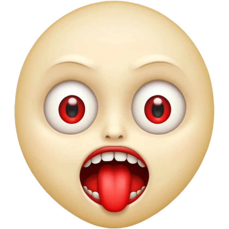 A emoji who is scary emoji
