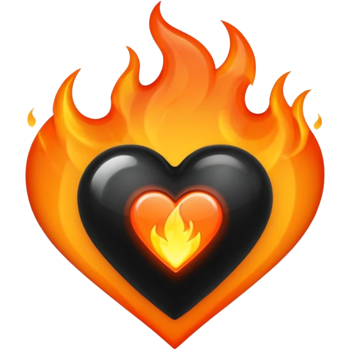 🖤+🔥 emoji