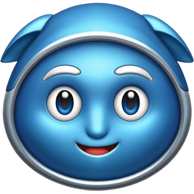 Tırtıklı mavi tik emoji