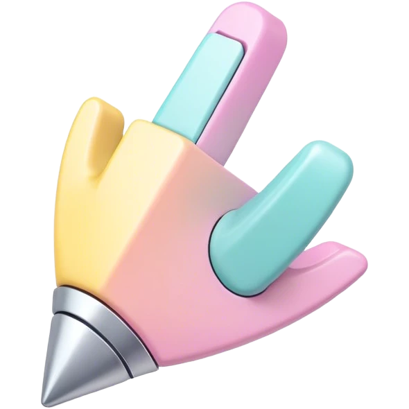 pastel 3d cursor emoji