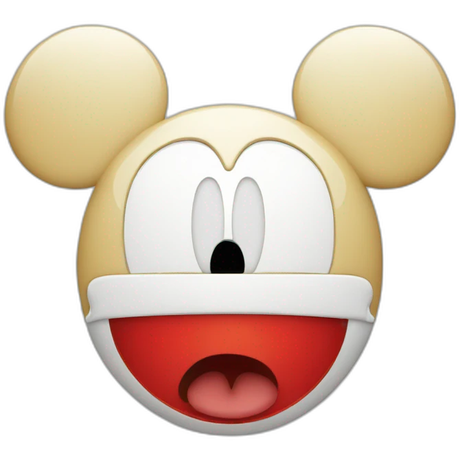 Mickey Mouse Head emoji
