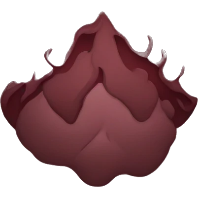Dark red hearth emoji