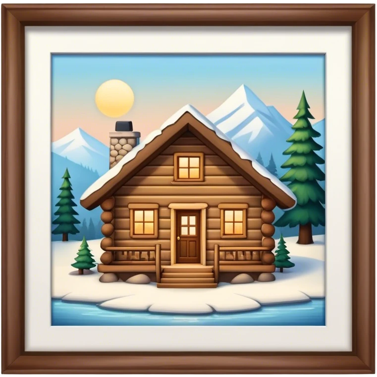 Cozy cabin vibes emoji