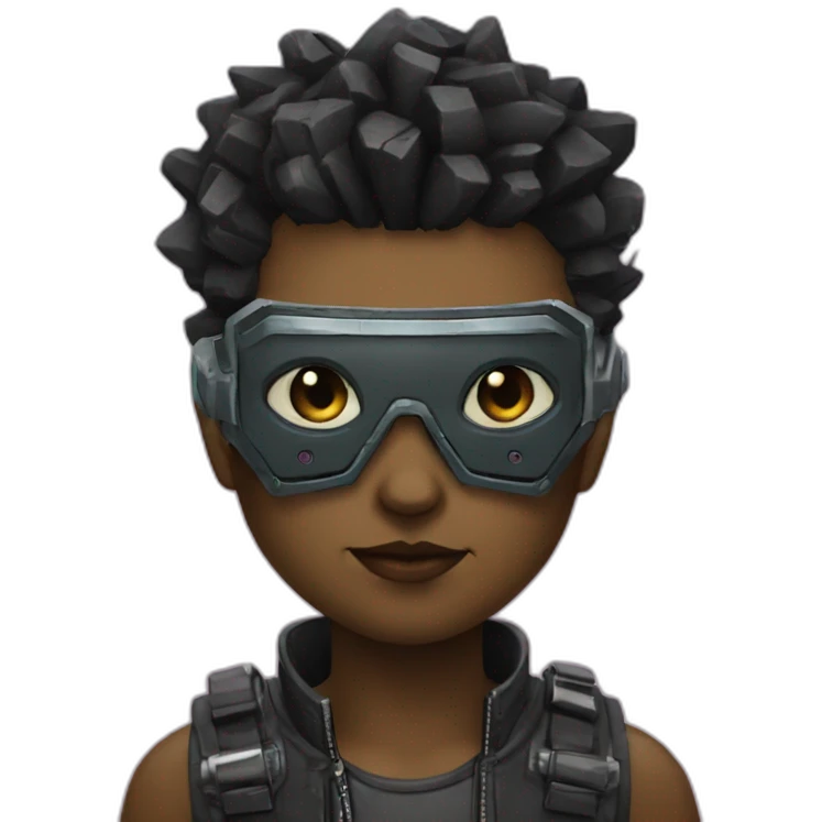 Cyberpunk dusky emoji