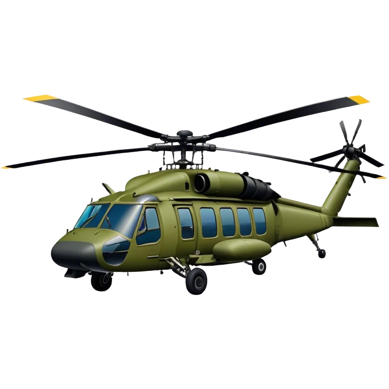 Sikorsky UH-60 Black Hawk - Sikorsky (Model Year: 2022) (Iconic colour: Olive green) emoji