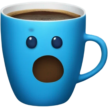 Cup of bluecoffee  emoji