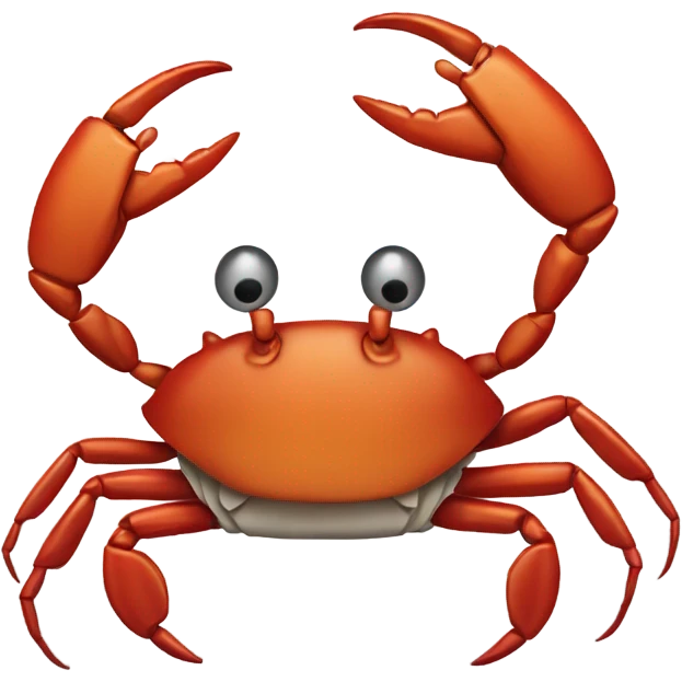 Crab holding sigh with text”HOOKS” emoji