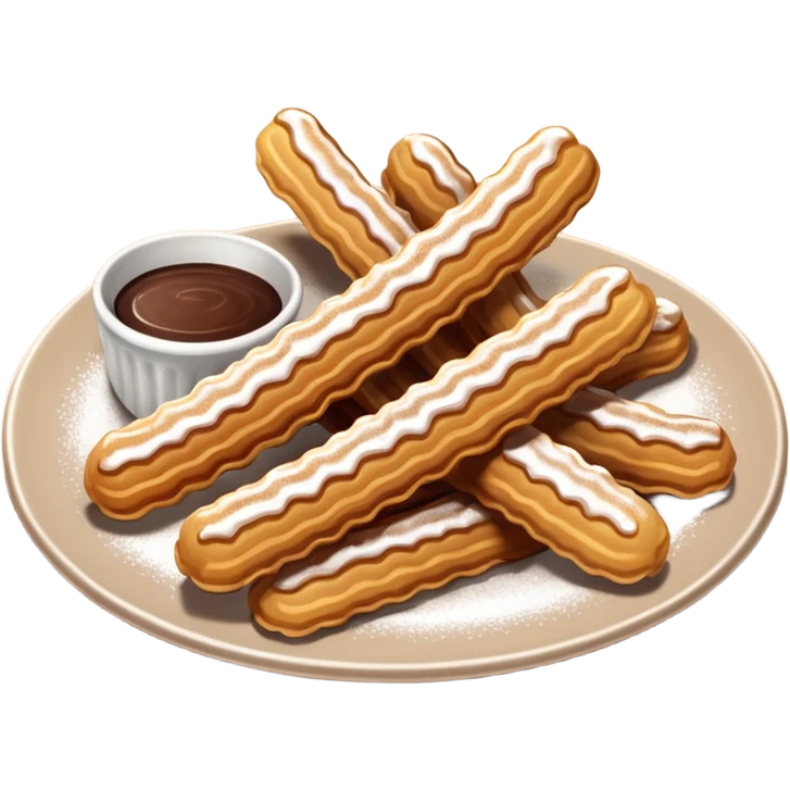 chocolate con churros emoji