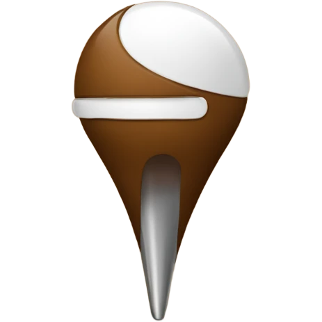 localisation pushpin brown  emoji