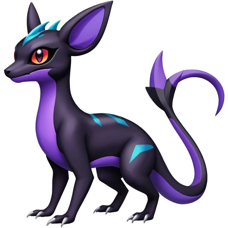 Salandit-Noivern-Umbreon-Hybrid (Full body) emoji