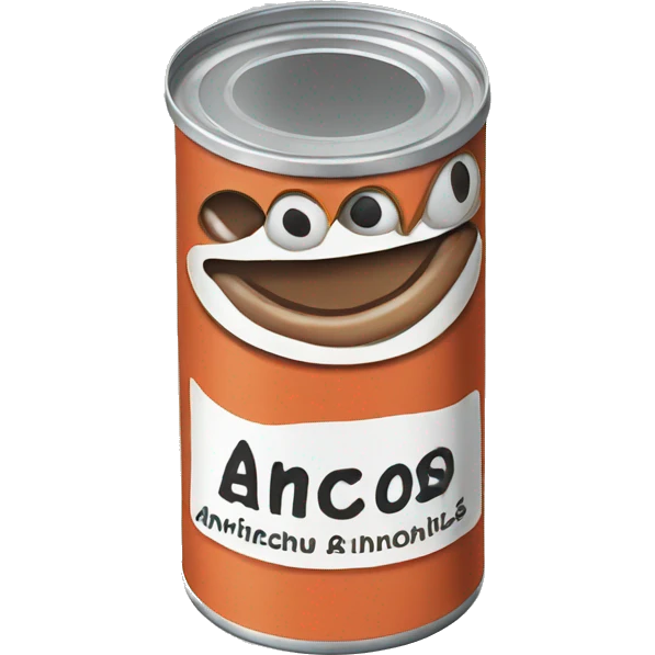 Can of anchovies emoji