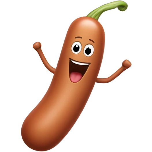 Sausage dancing emoji