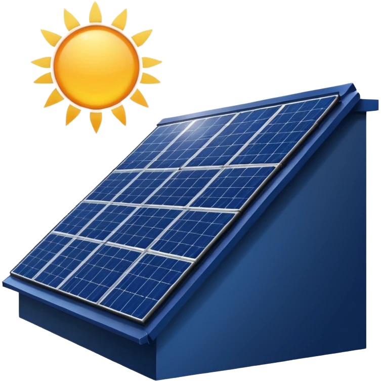 solar panel on roof emoji emoji