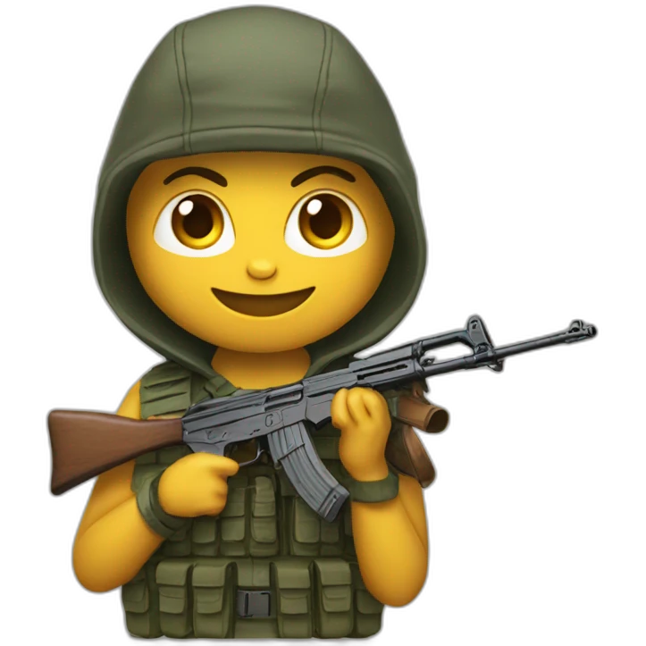 Gato con ak47  emoji
