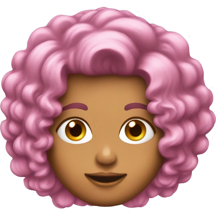 hair spray pink emoji