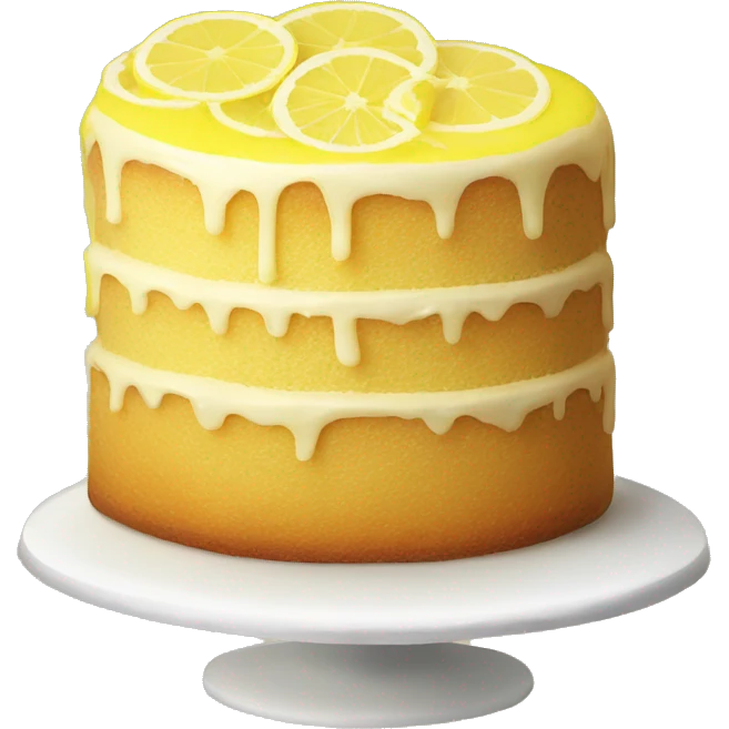 Lemon cake emoji