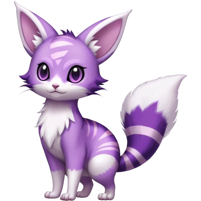 Shiny Furret-Purrloin-Espeon-Hybrid (Full body) emoji