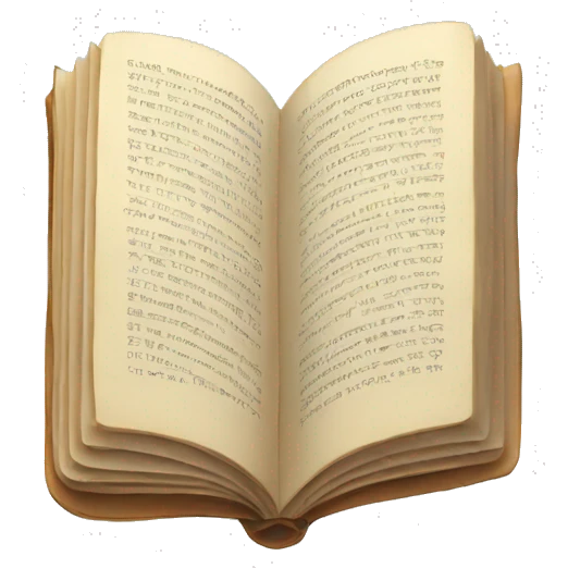 Open book emoji