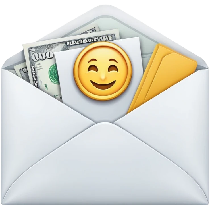 salary envelope emoji