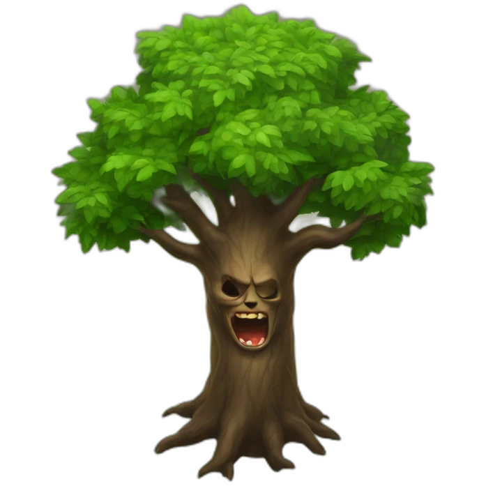 Tree of devil emoji