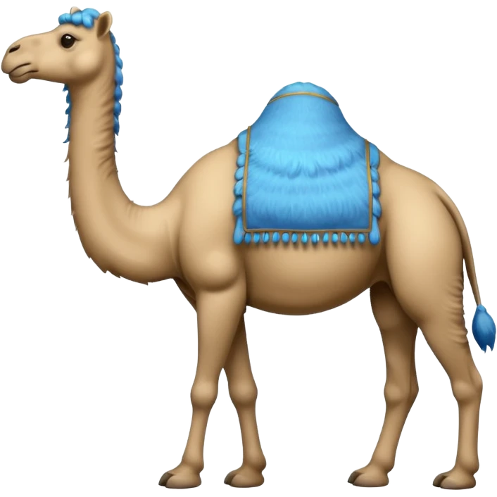blue camel emoji