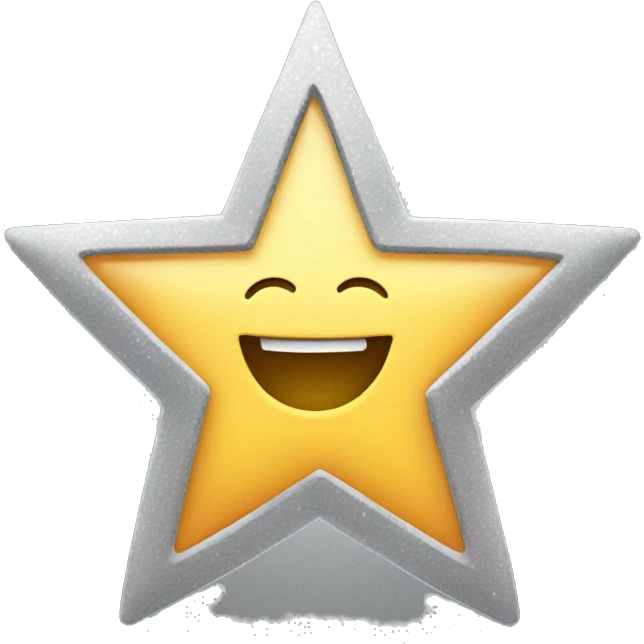 Star which is silver  emoji