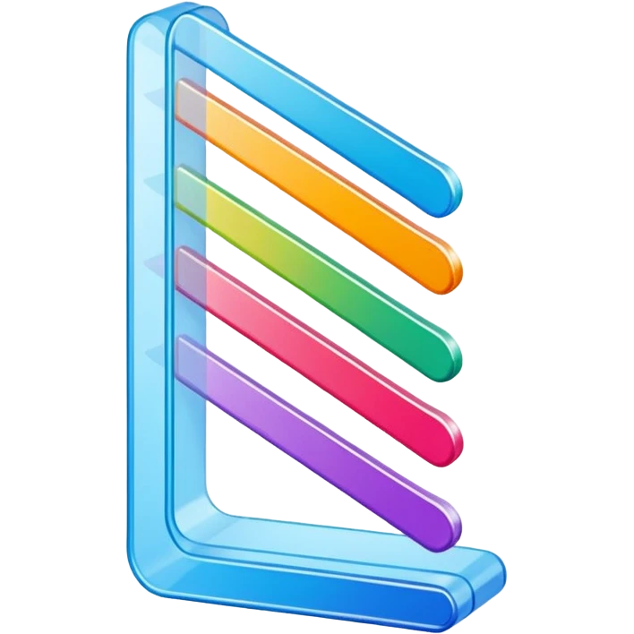 overlapping index dividers in a tier emoji