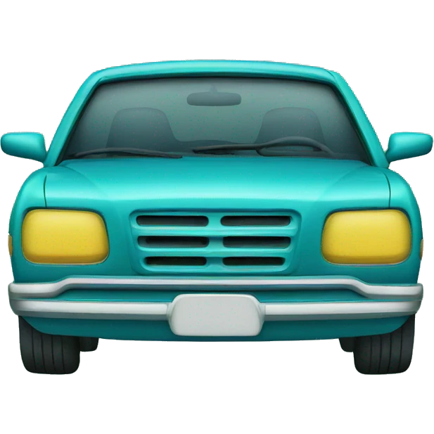 car green and blue emoji