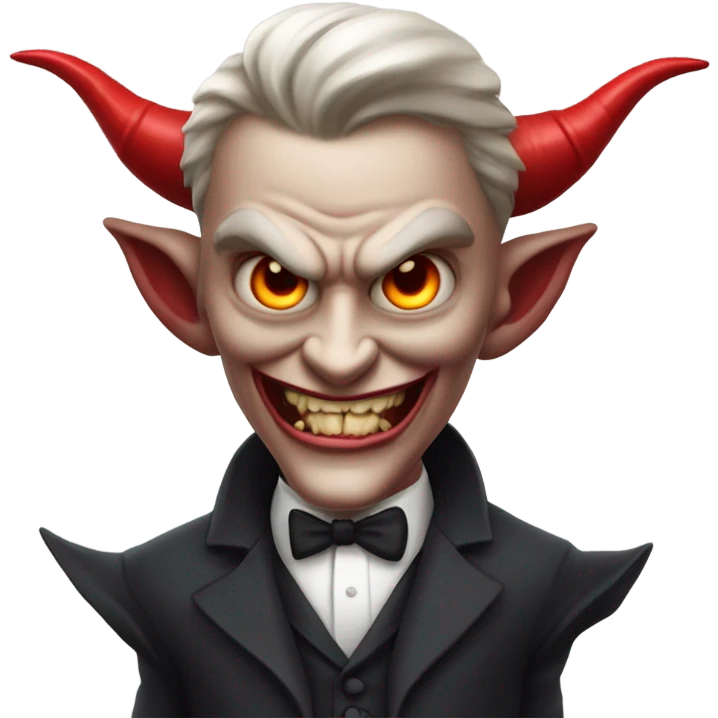 devil evil suit front and back emoji