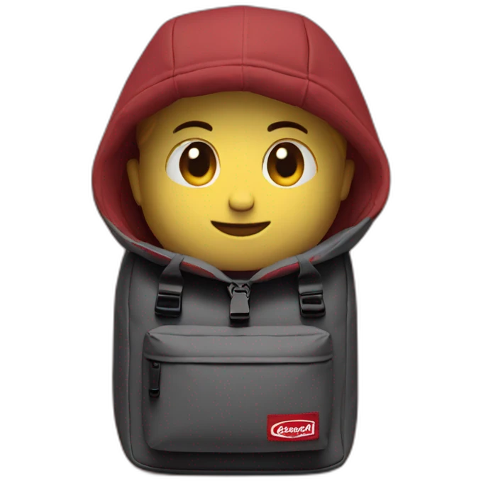 Eastpak rouge emoji
