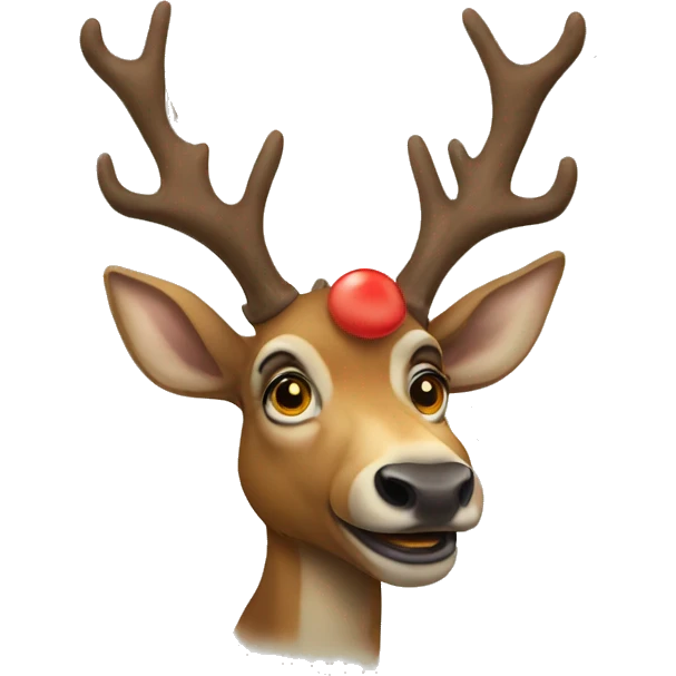 deer clown emoji