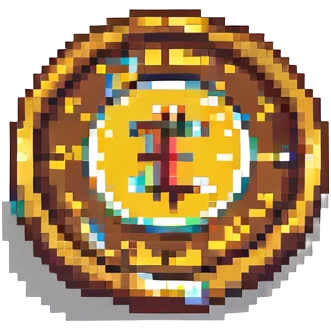 A coin emoji
