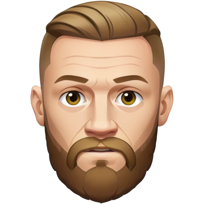 Conor McGregor UFC fighter with beard emoji