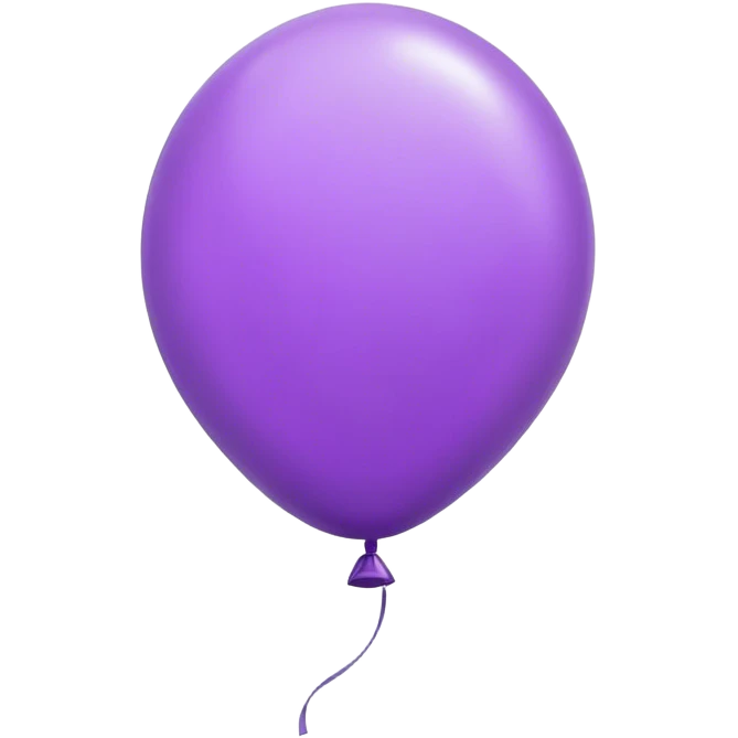 Purple balloons emoji