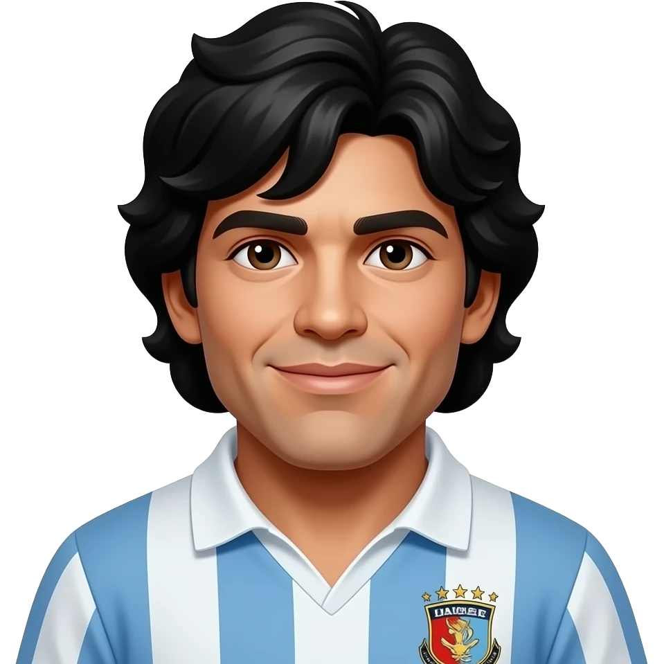 Cara de maradona emoji