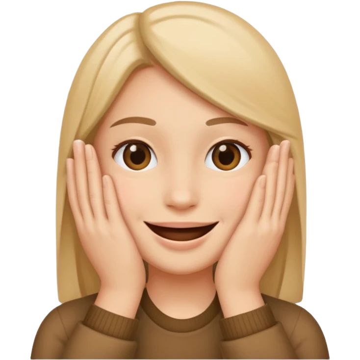 🫱🏼🫲🏼 cover 😁's mouth emoji