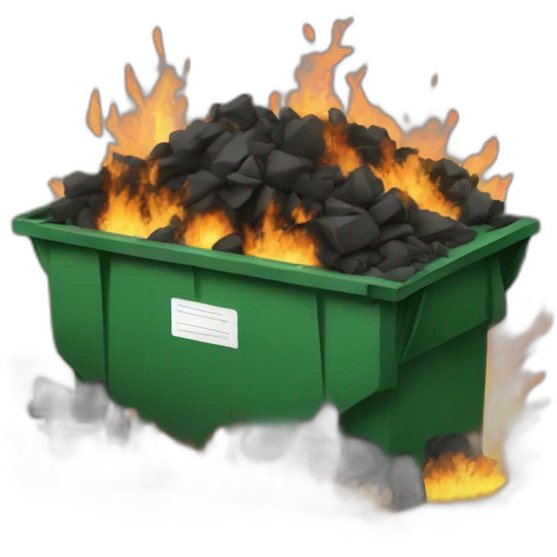 Love is blind show dumpster fire emoji