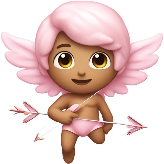pastel pink cupid emoji