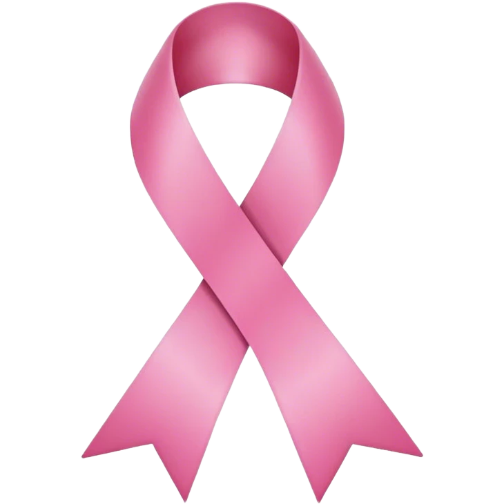 Pink ribbon emoji