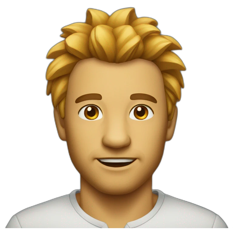 Homme tête de lion emoji