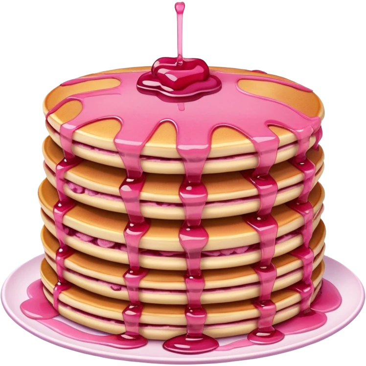 pink pancakes emoji
