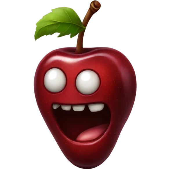 rotten cherry  emoji