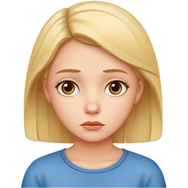 Girl, Questioning face, thinking emoji