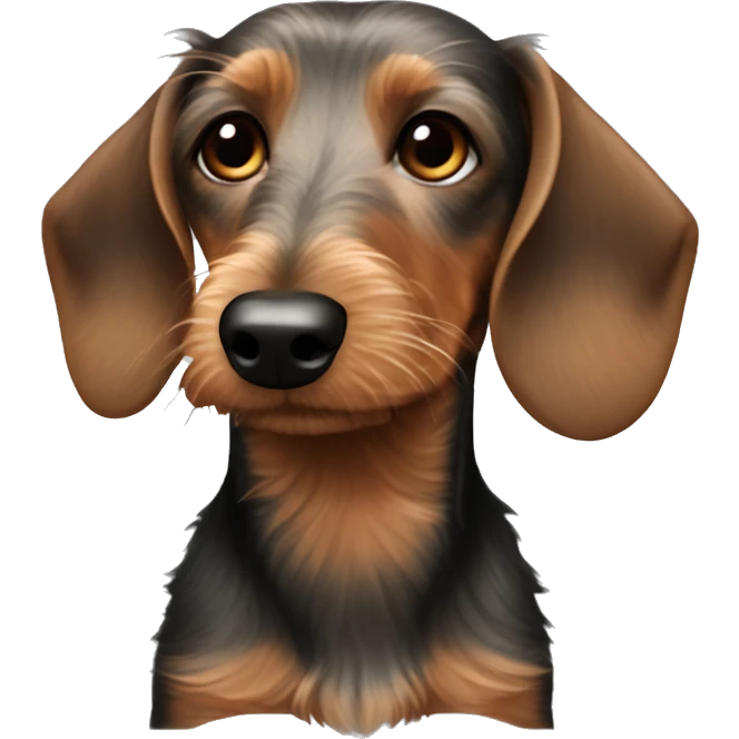 wirehaired dachshund   emoji