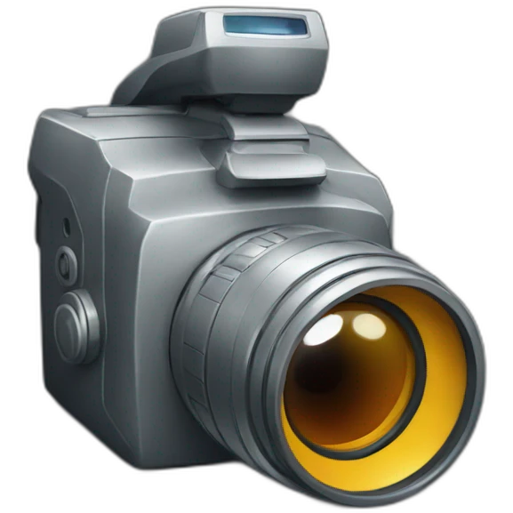 big - camera - with a rat's head emoji