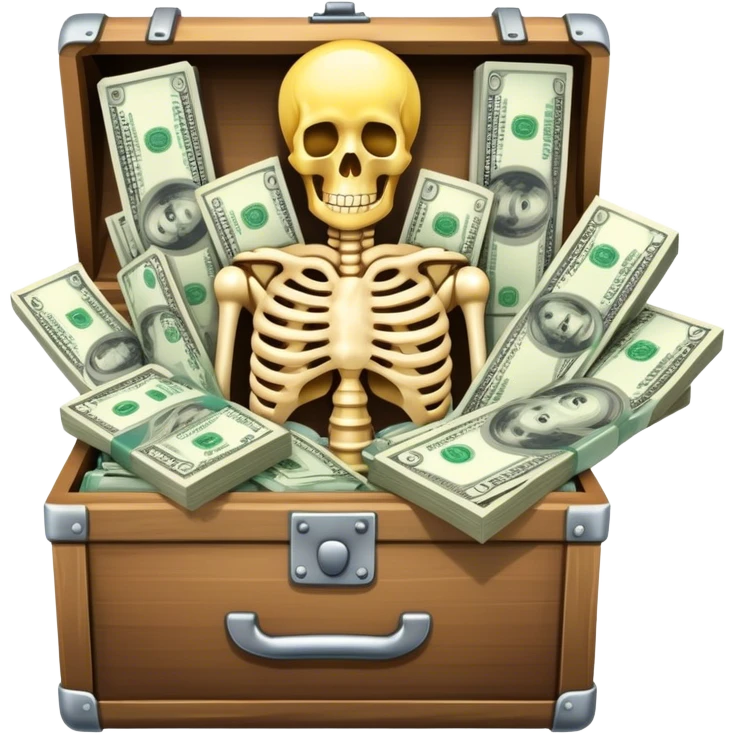 money and chest x-rays emoji