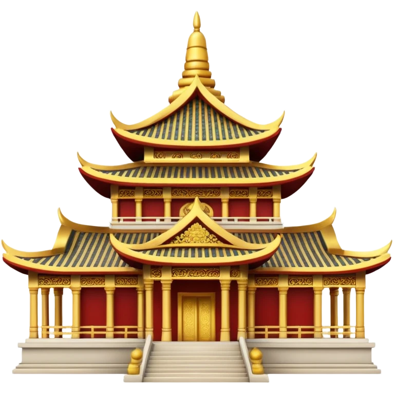 Temple, asian emoji
