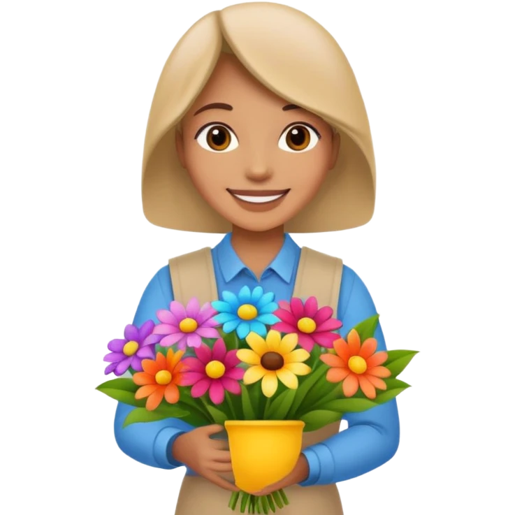 Flower Vendor emoji