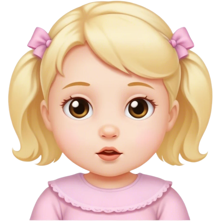Baby girl emoji